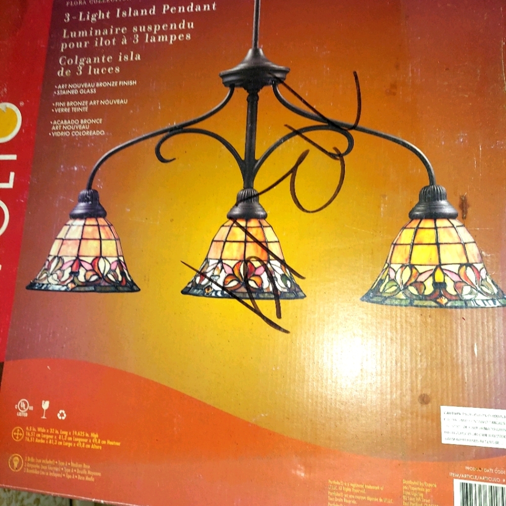 Copy Tiffany light fixture